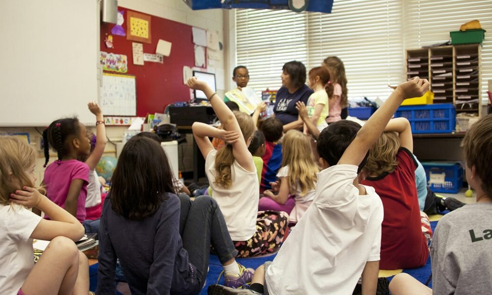 Second grade classroom